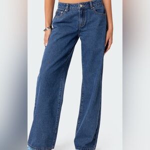 EDIKTED raelynn wasted low rise jeans